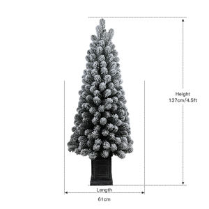 Árboles de Navidad Artificiales de PVC y PE para Decoración Navideña de Diseño Moderno, Árbol de Navidad Artificial para Interiores - Product Image 1
