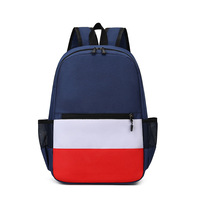Mochila Escolar de Tela Oxford Impermeable y Ligera para Primaria y Jardín de Niños, con Cierre, Logotipo Personalizado, Diseño de Dos Correas, Venta al Por Mayor