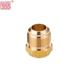 Raccord de tuyauterie à extrémité unique en laiton de haute qualité, moulage sous haute pression, pour climatisation, réfrigération, soudage, raccords à évasement - Product Image 1