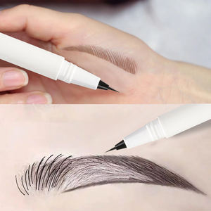 Stylo de vente chaude pour sourcils 6 couleurs Micro liquide crayon à sourcils étanche noir blanc remplissage facile 0.1mm <span class=keywords><strong>feutre</strong></span> pointe crayon à sourcils - Product Image 4