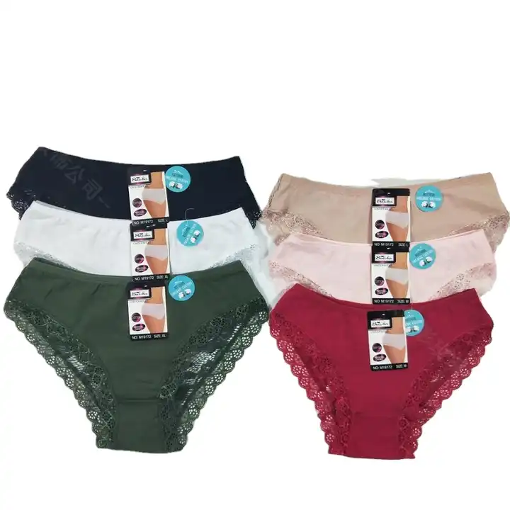 custom brand ladies cotton panties women's