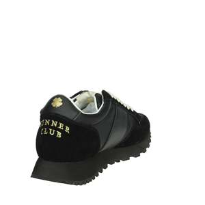 Zapatillas Deportivas Saint para Hombre, Modelo Runner Club, Negras y Blancas, de Lona, Modernas - Product Image 3