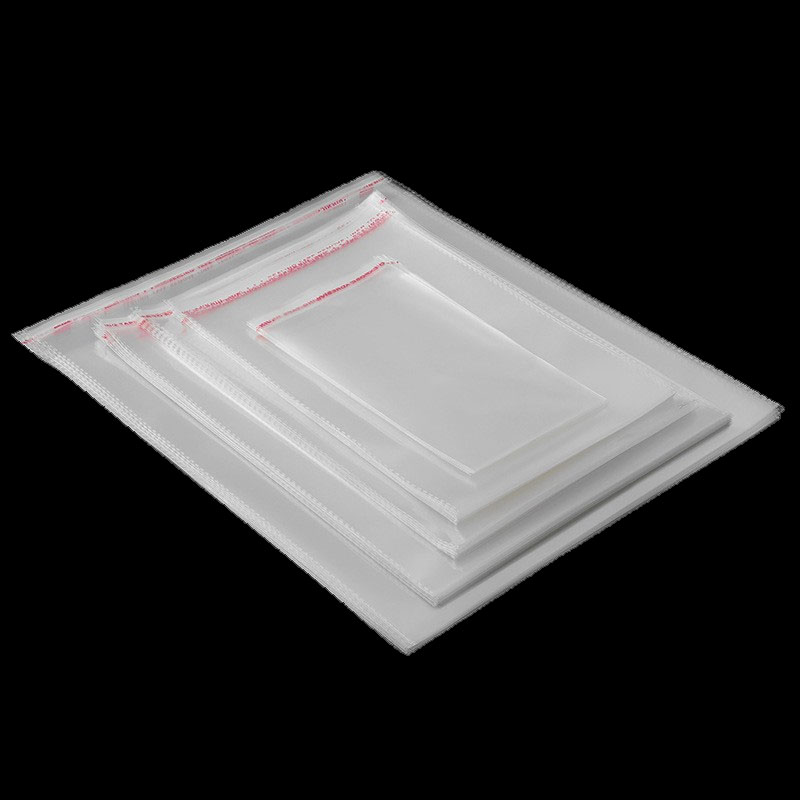Wholesale Opp Bags Apparel Resealable Crystal Clear Printing Logo Cellophane Bag For Gift Food Clothes Package