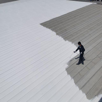 Peinture de revêtement de toiture liquide à base d'acrylique résistant à la chaleur avec protection anti-UV Application au pinceau