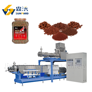 Extrusora para alimentos flotantes, palés de pescado, hundimiento de acero inoxidable, trucha acuática, línea de producción de alimentos para peces, máquina de maquinaria - Product Image 5