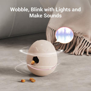 Cheerble Modern Style Lustige undichte Lebensmittel becher Hund Smart Treat Dispenser Ei Spielzeug jagen Lebensmittel Vorrats behälter Spender - Product Image 3