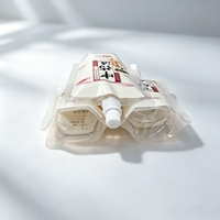 Pochette Doypack personnalisée en plastique alimentaire avec bec verseur, réutilisable, pour emballage de boissons, jus, yaourts