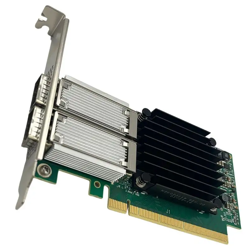 Mellanox-Tarjeta de interfaz de red MCX, de doble puerto, 40/56GbE, QSFP28, PCIe3.0, PCIe3.0, x16, con puerto dual, en ES, 1, 2, 1, 2