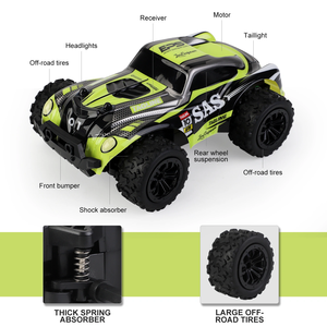 Flytec Y21, Camioneta Monstruo RC Grande, Auto de Carreras de Alta Velocidad con Luces LED, Juguete Ideal para Regalo de Cumpleaños para Niños - Product Image 2