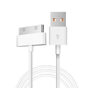 <span class=keywords><strong>Cable</strong></span> <span class=keywords><strong>de</strong></span> Datos Micro USB a 30 Pines para Teléfono 4 4s, para <span class=keywords><strong>iPad</strong></span>, para Pod <span class=keywords><strong>2</strong></span> 3, <span class=keywords><strong>Cable</strong></span> <span class=keywords><strong>de</strong></span> <span class=keywords><strong>Carga</strong></span> Rápida para Teléfono - Product Image 1