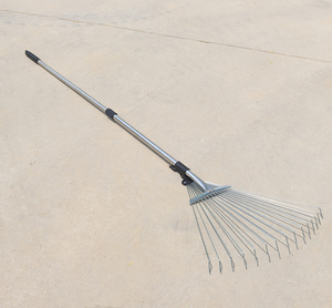 Aluminium Handvat Telescopische Landschap Verstelbare Vouwen Gazon Hark - Product Image 6