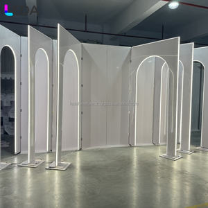 Lida ฉากหลังเวทีแต่งงานแผงพีวีซีตกแต่งแฟนซีสำหรับตกแต่งเวทีแต่งงาน - Product Image 6