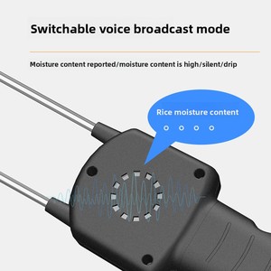 Electronic Digital Industrial Voice Prompt <span class=keywords><strong>Moisture</strong></span> <span class=keywords><strong>Meter</strong></span> para Grãos Arroz Soja Milho Trigo Versão Inglesa - Product Image 4