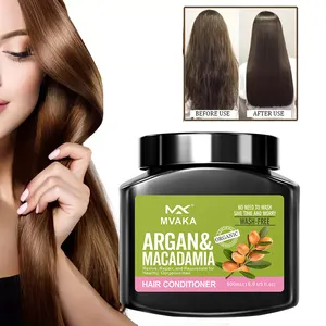 MVAKA Private Label OEM maschera per capelli alla cheratina olio di Argan maschera per capelli professionale trattamento terapia di riparazione intensiva maschera per capelli