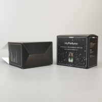 Boîte cadeau en papier noir mat de luxe avec logo personnalisé, boîte d'emballage pour diffuseur d'aromathérapie intelligent, boîte pour parfum de voiture, appareil électronique