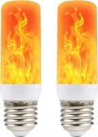 LED Simulation Dynamique E27 Flamme Lampe de Noël Gravité Induction Atmosphère Ampoule pour Usage Résidentiel