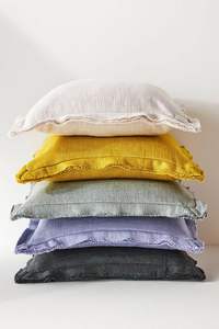 Wholesale Decorative Backrest <b>Cushion</b> <b>Cover</b> with fringes Boho embroidered Pillow case Black Tufted pillow <b>cover</b> - Product Image 2