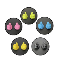 Klip personnalisé Kabel mignon canard pouce forme silicone support USB avec fil magnétique gestion câble Clip organisateur crochet Type
