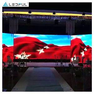 Trong nhà P2,97 cho thuê Imager LED curva p3.91 precio por Metro pantalla Màn hình bức tường Video cho buổi hòa nhạc đám cưới sân khấu bối cảnh - Product Image 3