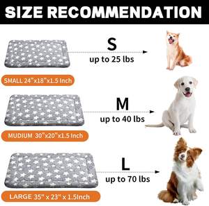 Vente en gros 2 en 1 doux et durable épaissi hiver été tapis de <span class=keywords><strong>cage</strong></span> pour chien coussin de chenil tapis de couchage pour lit pour animaux de compagnie - Product Image 5