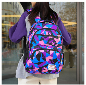 Wholesale New Fashion Multi-color Lightweight Large Capacity Children Teenagers Nylon Backpack Kids School Bags for Girls - Product Image 3