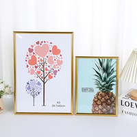Cadre photo en plastique personnalisé pas cher pour cérémonie de remise des prix, cadre photo de bureau en PVC, décoration intérieure, vente chaude