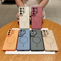 Coque de téléphone portable magnétique antichoc en TPU PC mat de luxe pour Samsung Galaxy S26 Ultra S25 S24 Plus S23 S22 A56