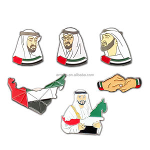 ¡Venta caliente! UAE 51-Pines de ropa del Día Nacional, recuerdo coleccionable, insignia magnética - Product Image 2
