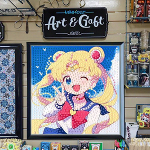 Sailor Moon Cartoon Creative Toy Ornement <span class=keywords><strong>De</strong></span> Chevet Diamant <span class=keywords><strong>Peinture</strong></span> avec Cadre En Gros pour Les Vendeurs <span class=keywords><strong>De</strong></span> Rue - Product Image 3