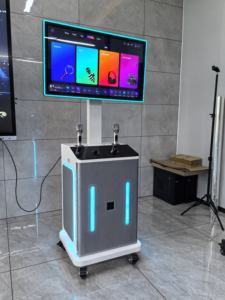 Altavoz de fiesta de 10 pulgadas, <span class=keywords><strong>equipo</strong></span> de sonido, micrófono inalámbrico, juego de <span class=keywords><strong>Karaoke</strong></span> <span class=keywords><strong>con</strong></span> <span class=keywords><strong>pantalla</strong></span> táctil para fiesta - Product Image 4