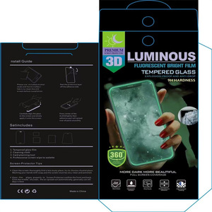 9D Luminous Glowing Tempered Glass Screen Protector <strong>Film</strong> for Xiaomi Redmi Black Shark 5 Pro Note11E 10X Pro 10A