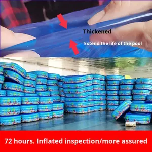 <span class=keywords><strong>Piscina</strong></span> Inflable <span class=keywords><strong>Rectangular</strong></span> de PVC para Niños de 1 a 6 Años, <span class=keywords><strong>Piscina</strong></span> Familiar de <span class=keywords><strong>3m</strong></span>, <span class=keywords><strong>Piscina</strong></span> de Pelotas para Juegos Acuáticos al Aire Libre, Serie Playa - Product Image 5