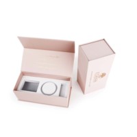 Boîte d'emballage magnétique personnalisée avec logo, recyclable, pour cosmétiques, maquillage, parfum, vernis à ongles