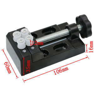 Mini Tornillo de Banco de Aleación de Aluminio, Alicates de Mordazas Planas, Abrazaderas y Plantillas para Amoladora Eléctrica para Romper Aceitunas y Nueces - Product Image 2