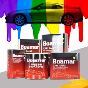 สีอะคริลิคเคลือบสีรถยนต์ 1K สีเมทัลลิกมาตรฐาน PU โพลียูรีเทน สำหรับพ่นซ่อมแซมรถยนต์ ผลิตภัณฑ์ดูแลรักษารถยนต์ - Product Image 5