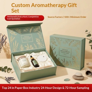 Custom <b>Book</b>-Shaped Scented Candle <b>Box</b> with Magnetic Flip Lid, Gold Foil Stamping, OEM Service & Fast Prototyping - Product Image 5