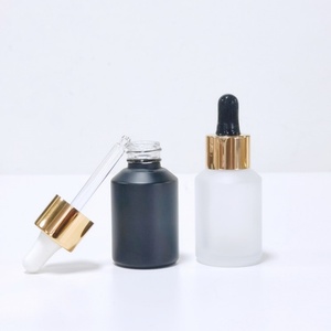 Customized Design Essential Oil <b>Bottles</b> High-end Cosmetic Packaging 15ml 30ml Matte pink Glass <b>Dropper</b> <b>Bottle</b> with Aluminum Cap - Product Image 6