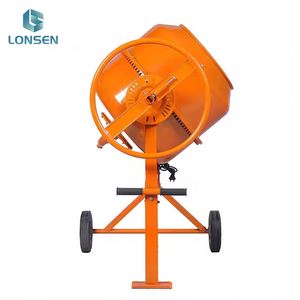 Mezcladora de Concreto Eléctrica Móvil de 140L-240L para Obras de Construcción Pequeñas y Reparación de Carreteras - Product Image 4