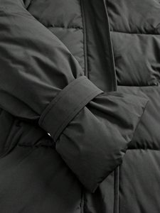 Femmes Long À Capuche Col De Fourrure Amovible Épais Noir Veste Vers Le Bas Parka Abrigo De <span class=keywords><strong>Plumon</strong></span> - Product Image 5