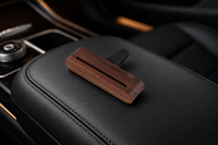 Diffuseur Arôme Voiture Luxe Bois Noyer Clip Ventilation Longue Durée Parfum Solide Décoration Vente Gros OEM B2B Luxe