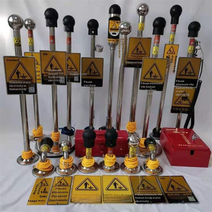 Moteur AC personnel antidéflagrant, anti-<span class=keywords><strong>statique</strong></span>, avec alarme, construction métallique pour l'élimination de l'<span class=keywords><strong>électricité</strong></span> <span class=keywords><strong>statique</strong></span> corporelle, modèle BAESD-LS - Product Image 2