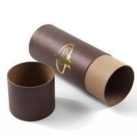 Ensemble d'emballage rond en papier, boîtes à tubes en carton, meilleure vente