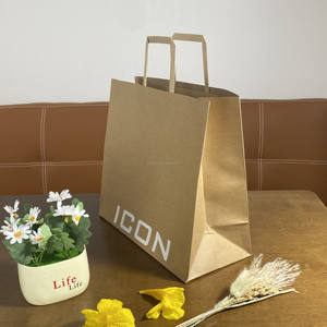 Biodegradable Bolsas Personalizadas Custom logo Kraft Paperbag Gift <b>Bags</b> Handle <b>for</b> <b>Clothing</b> <b>Bags</b> Socks Shoes Shopping <b>Bags</b> - Product Image 4