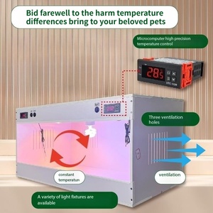 Recinto de Cría de Temperatura Constante de PVC, Apto para Tortugas, Codornices Reales, Dragones Barbudos, Erizos, Geckos y Serpientes de Compañía - Product Image 3