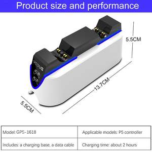 <span class=keywords><strong>Base</strong></span> <span class=keywords><strong>de</strong></span> <span class=keywords><strong>Carga</strong></span> Gepaide para 5 Controles, Estación <span class=keywords><strong>de</strong></span> <span class=keywords><strong>Carga</strong></span> para Accesorios <span class=keywords><strong>de</strong></span> Juego <span class=keywords><strong>de</strong></span> <span class=keywords><strong>PS5</strong></span> - Product Image 3