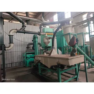 mobile phone battery recycle plant/computer lithium battery waste recycle machine list crusher shredder gravity separator