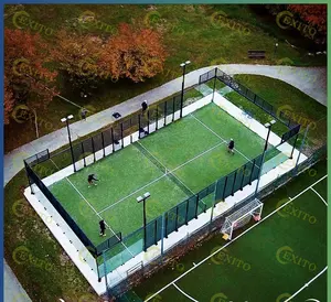 EXITO Italian Design Padel Court Indoor Outdoor Sport Count Popular Paddle Tennis Court