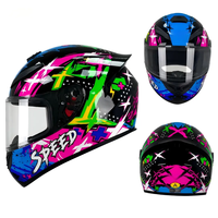 Casque de moto intégral unisexe certifié DOT et ECE, professionnel, tendance pour la conduite de moto pour hommes et femmes