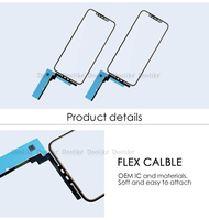 Accessoires de réparation de téléphone portable pour iPhone 11Pro Max OCA écran tactile panneau avant verre
