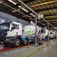 Camion malaxeur à béton Shacman M3000 6*4 d'occasion, 300 CV, 12 m³, remis à neuf, prêt à l'exportation – Offre Spéciale